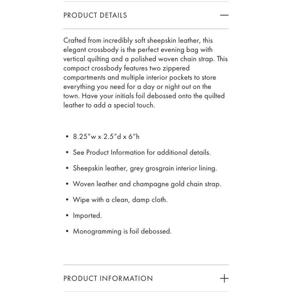 Mark And Graham The Quilted Crossbody Pink Leather Monogram LSH Bag Purse READ! - Picture 2 of 16